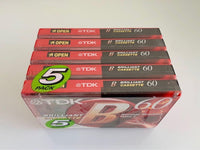 TDK Audio Cassette 5Pck 60Min