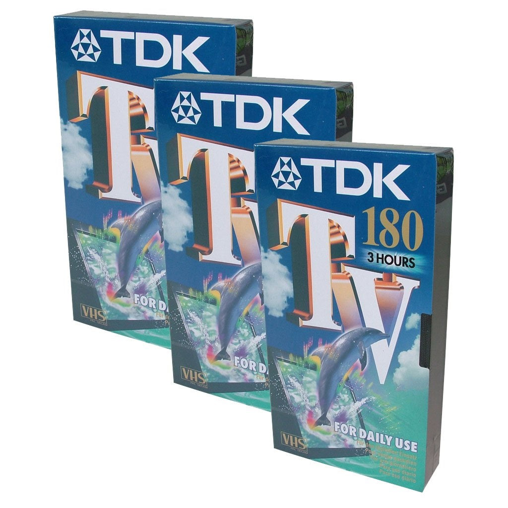 TDK E180 Video Cassette