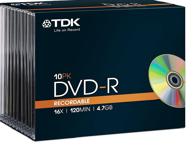 TDK Slim Jc Dvd-R Recordable