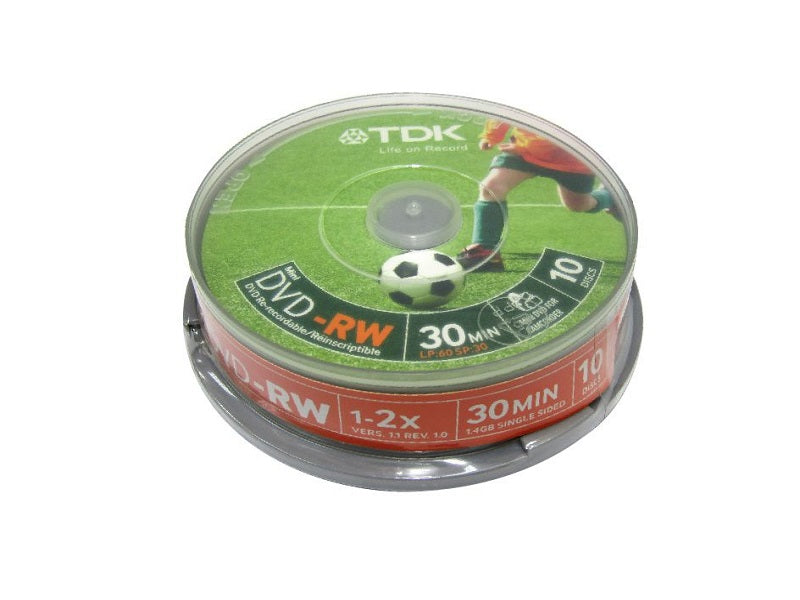 TDK Mini Dvd-Rw 30 Min 1.4Gb