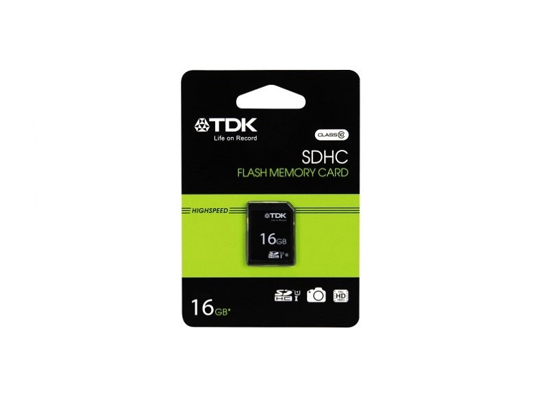 TDK 16 Gb Sdhc Flash Memory Card Clas 10