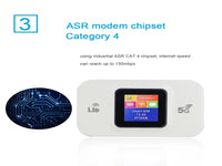 4G/5G Mobile Wifi Lcd Pocket Router