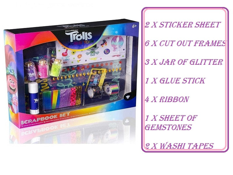 DREAM Works Trolls Scrap Books Set
