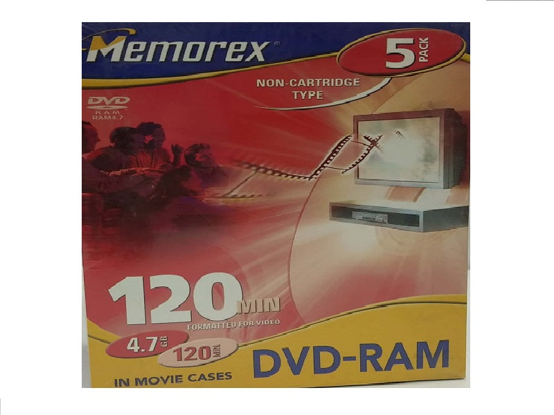 MEMOREX Non-Cartridge Type Dvd-Ram