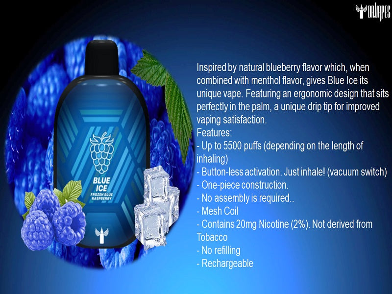 DR Vapes Panther Bar Blue Ice  20 Mg