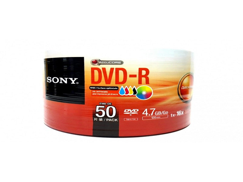 DVDR 50 Pck Sony 50Dmr47Fb