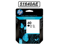 HP 40 Black Cartridge 51640Ae