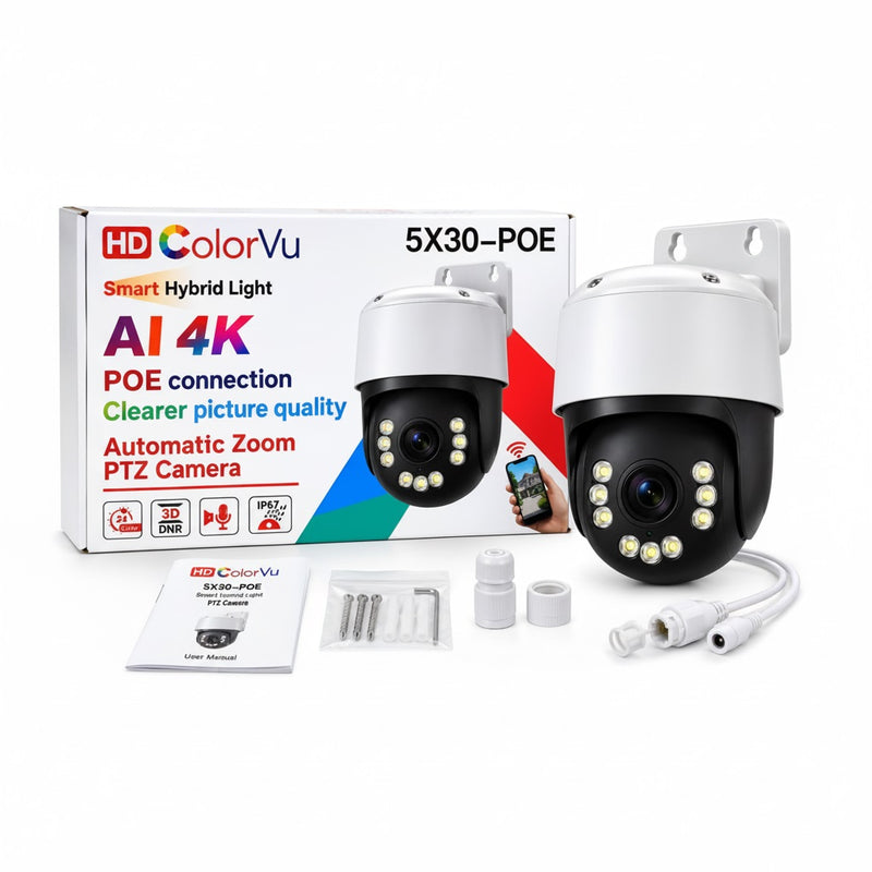 ANGHUAN HD ColorVu AI 4K PTZ Camera With