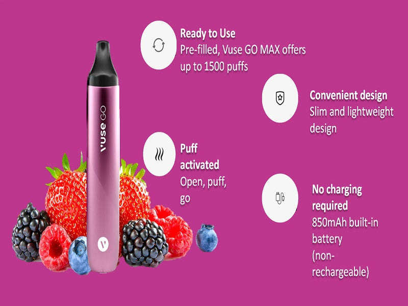 VUSE Go Max Dispos.Berry Blend Up 1500