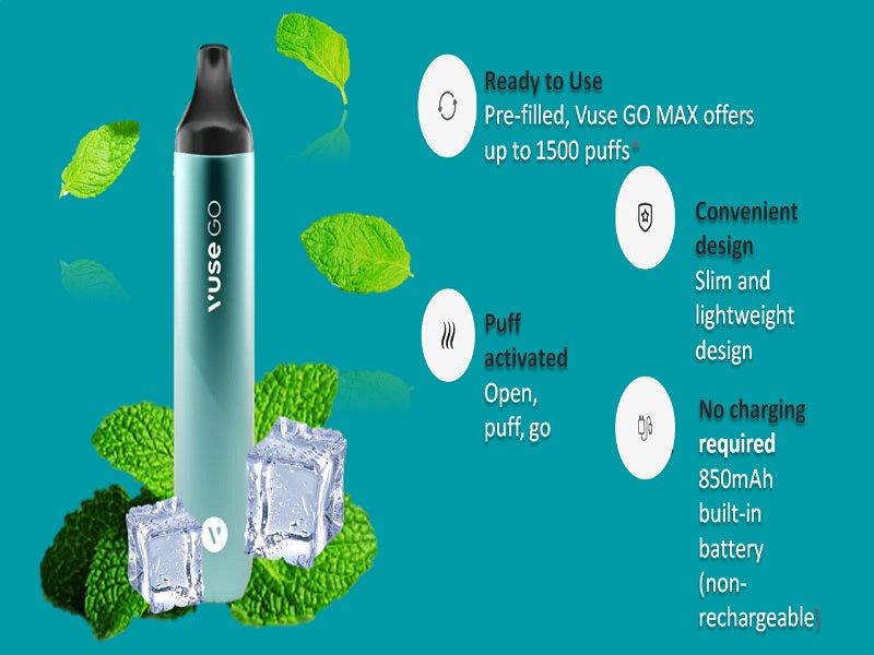VUSE Go Max Dispos.Mint Ice Up 1500