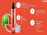 VUSE Go Max Dispos.Watermeln Ic  Up 1500