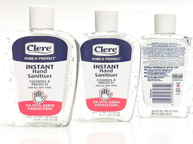 CLERE Hand Sanitiser Bottle 100 Ml