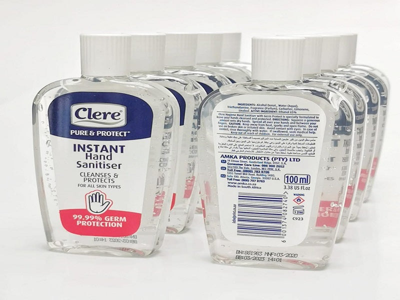 CLERE Hand Sanitiser Bottle 100 Ml