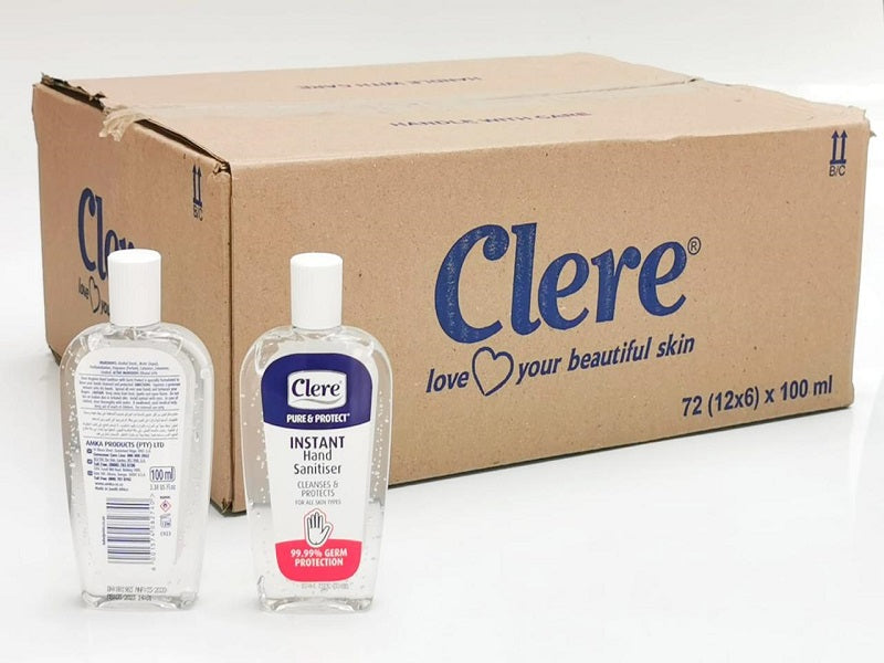CLERE Hand Sanitiser Bottle 100 Ml