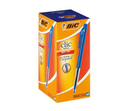 BIC Clic Medium Blue Ball Pen Box Of 60