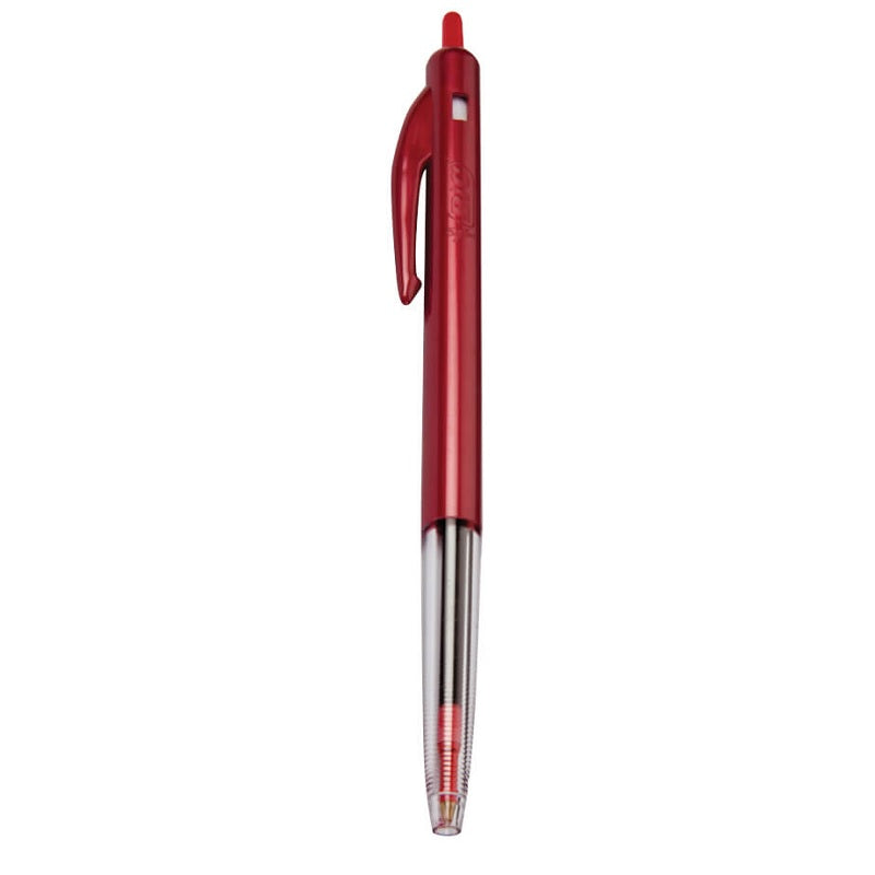 BIC Clic Medium Red Ball Pen Box Of 60
