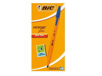 BIC Orange Fine Ball Pen Blue 60Pcs