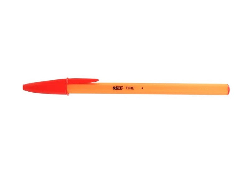 BIC Orange Fine Ball Pen Red 60Pcs