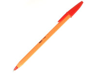 BIC Orange Fine Ball Pen Red 60Pcs
