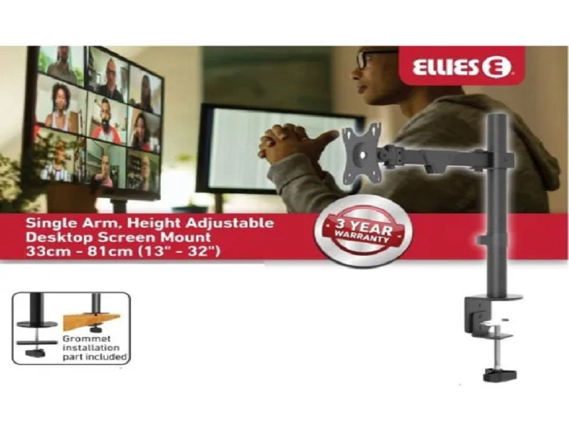 ELLIES Single Arm Height Adjustable