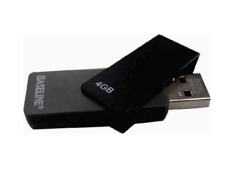 BASELINE 4Gb Usb 2.0 Flash Drive