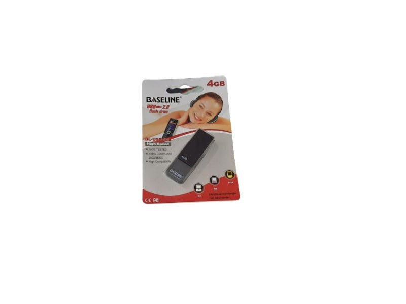 BASELINE 4Gb Usb 2.0 Flash Drive