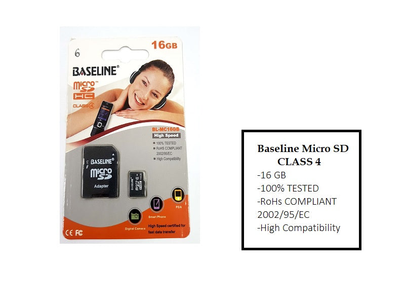 BASELINE 16Gb Micro Sd Card