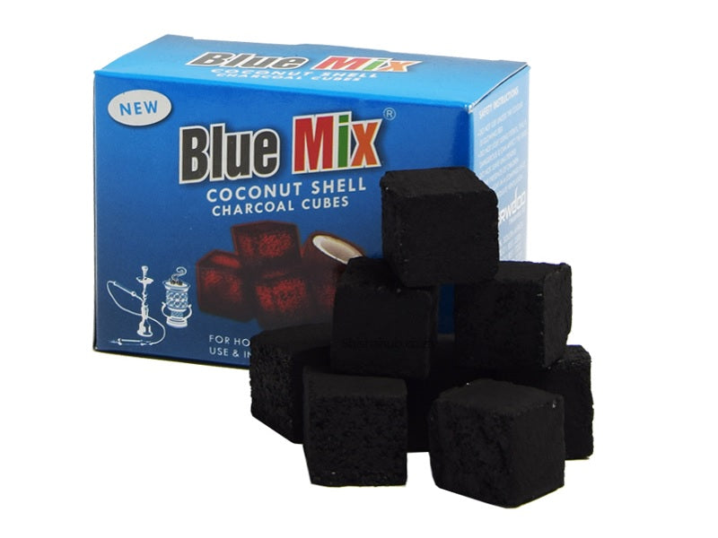 SHISHA Mo Blue Mx Coconut Charcoal 24Pc