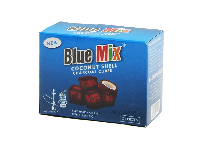SHISHA Mo Blue Mx Coconut Charcoal 24Pc