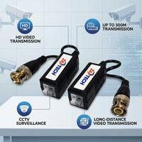 ZATECH Video Balun 300M Twisted Pair