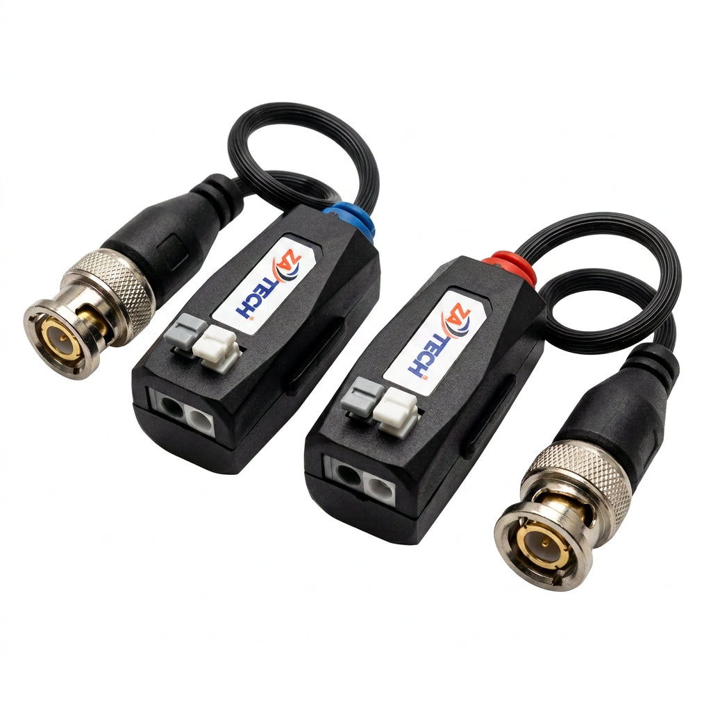 ZATECH Video Balun 400M Twisted Pair 4k