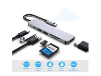 AIRSKY 6In1 Usb-C Hub + Card Reader