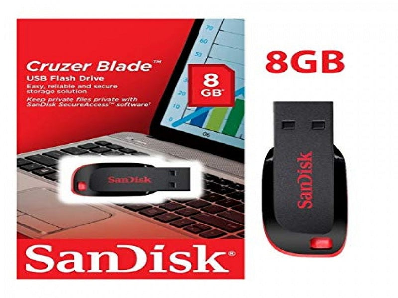 SANDISK 8Gb Usb 2.0 Flash Drive