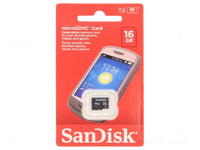 SANDISK 16Gb Micro Sdhc Card No Adaptor