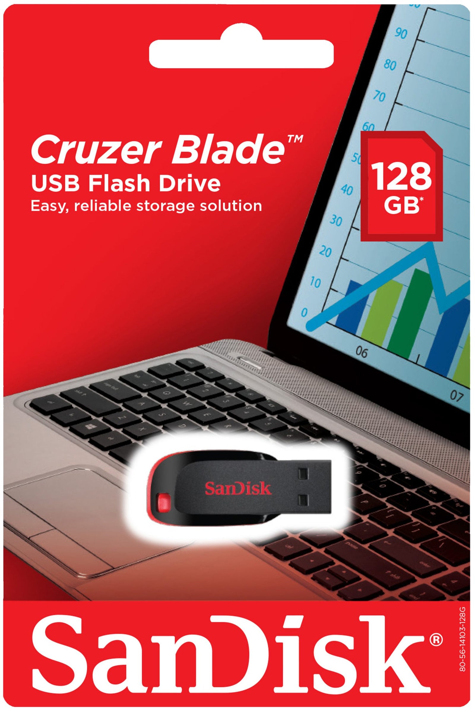 SANDISK 128Gb Usb 2.0 Flash Drive