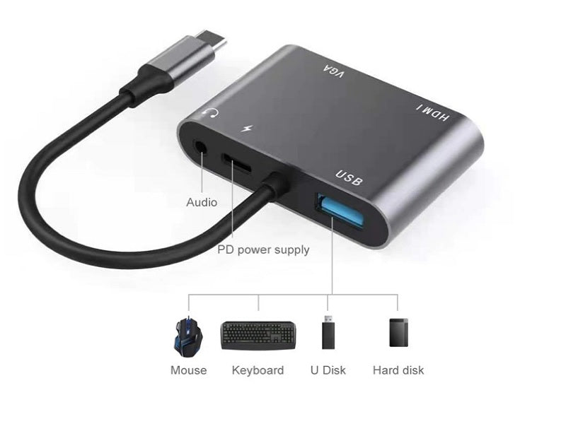 AIRSKY Tc 2 Hdmi+Vga+Usb3.0+Tc+Audio