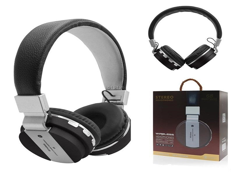 WIRELESS Headphones Stereo Folding Recha