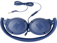 JBL Tune 500 Wired Headphones(Blu)