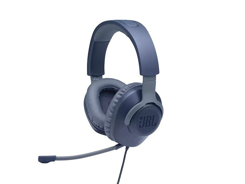JBL Quantum 100 Wired Headphone(Blue)