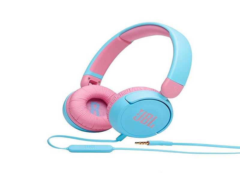 JBL Jr310 Kids Wired Headphone(Blu)