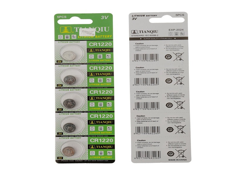 OSAKA 3V Cr1220 Lithium Battrey