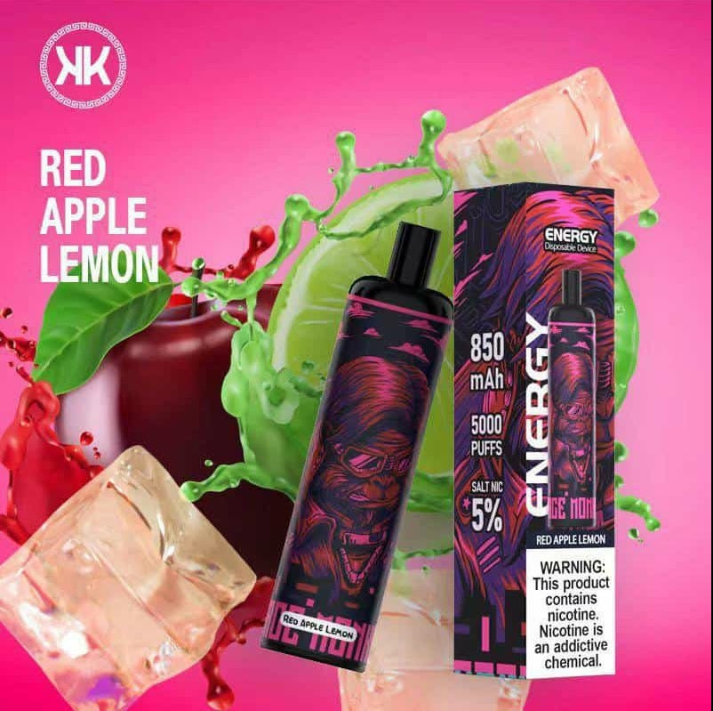 KK Energy 5000 Puffs Red Apple Lemon