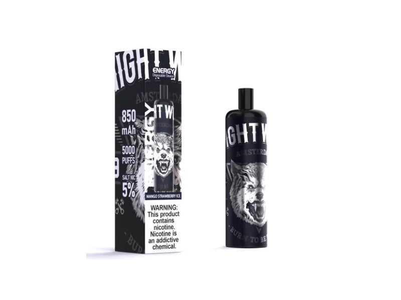 KK Energy Disp Vapes 5000 Puff Mango Str