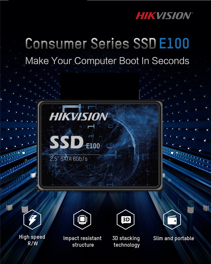 HIKVISION 2.5"256Gb Ssd Drive Sata 6Gb/S