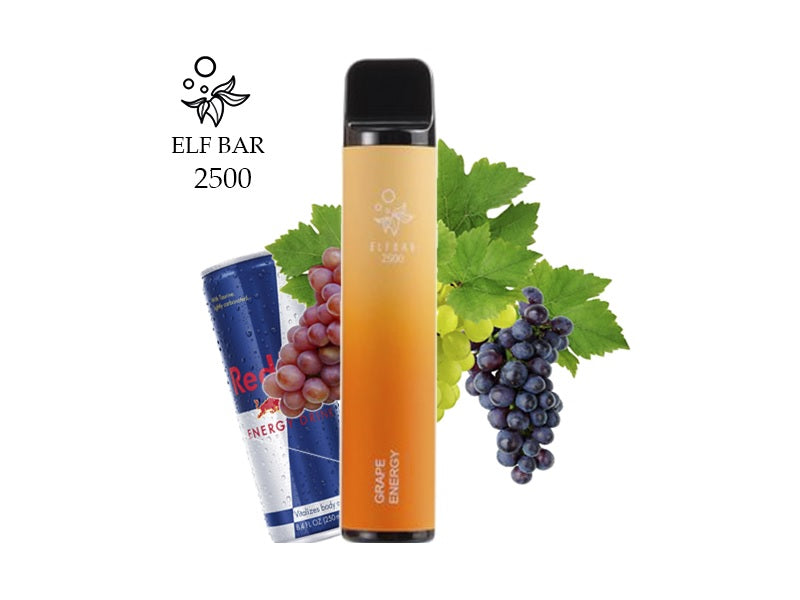 ELFBAR 2500 Puffs Grape Energy 50Mg
