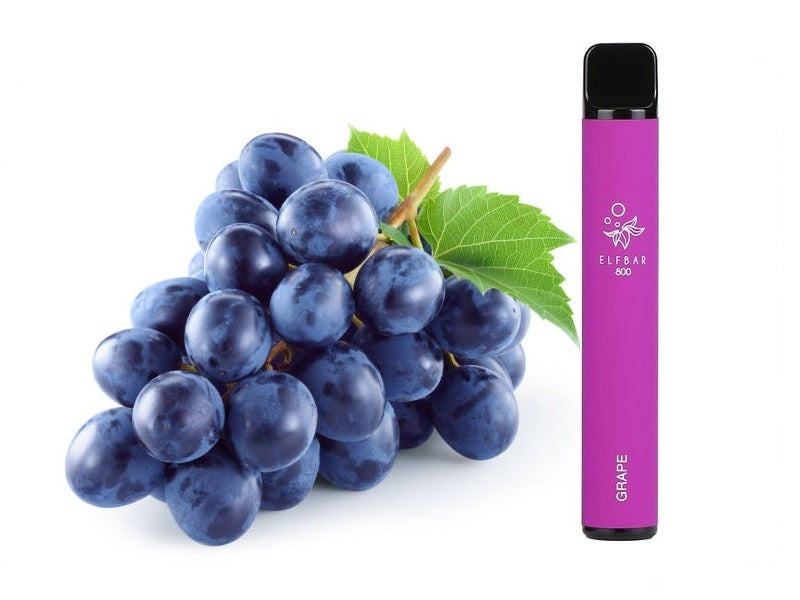 ELFBAR Dispo 800 Puffs Grape 50Mg