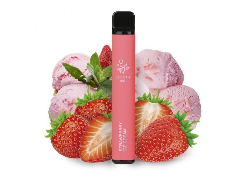 ELFBAR Dispo 800 Pufs Strawbery Ice  50M