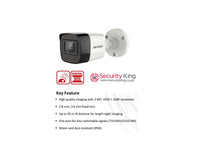 HIKVISION Exir Bullet 2Mp 3.6Mm