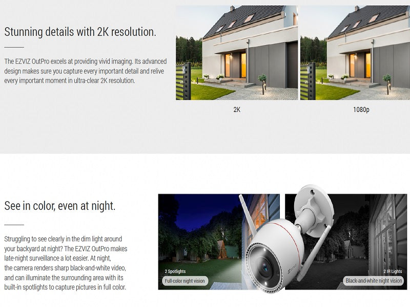 EZVIZ Cs-C3Tn-3Mp 2.8M Smart Home Camera