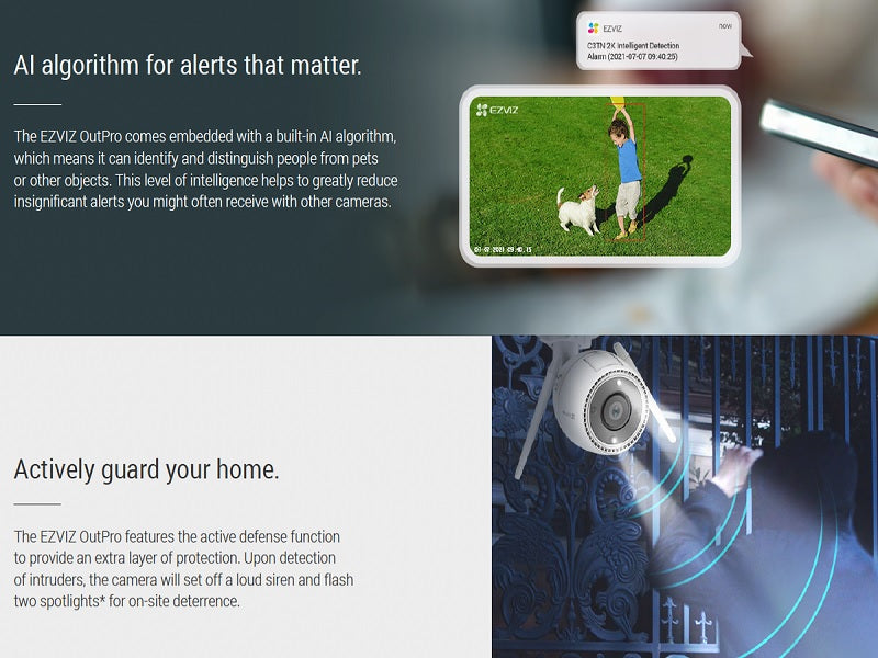 EZVIZ Cs-C3Tn-3Mp 2.8M Smart Home Camera